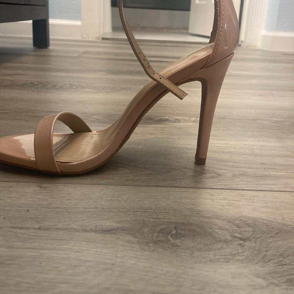 Stiletto ankle strap heels